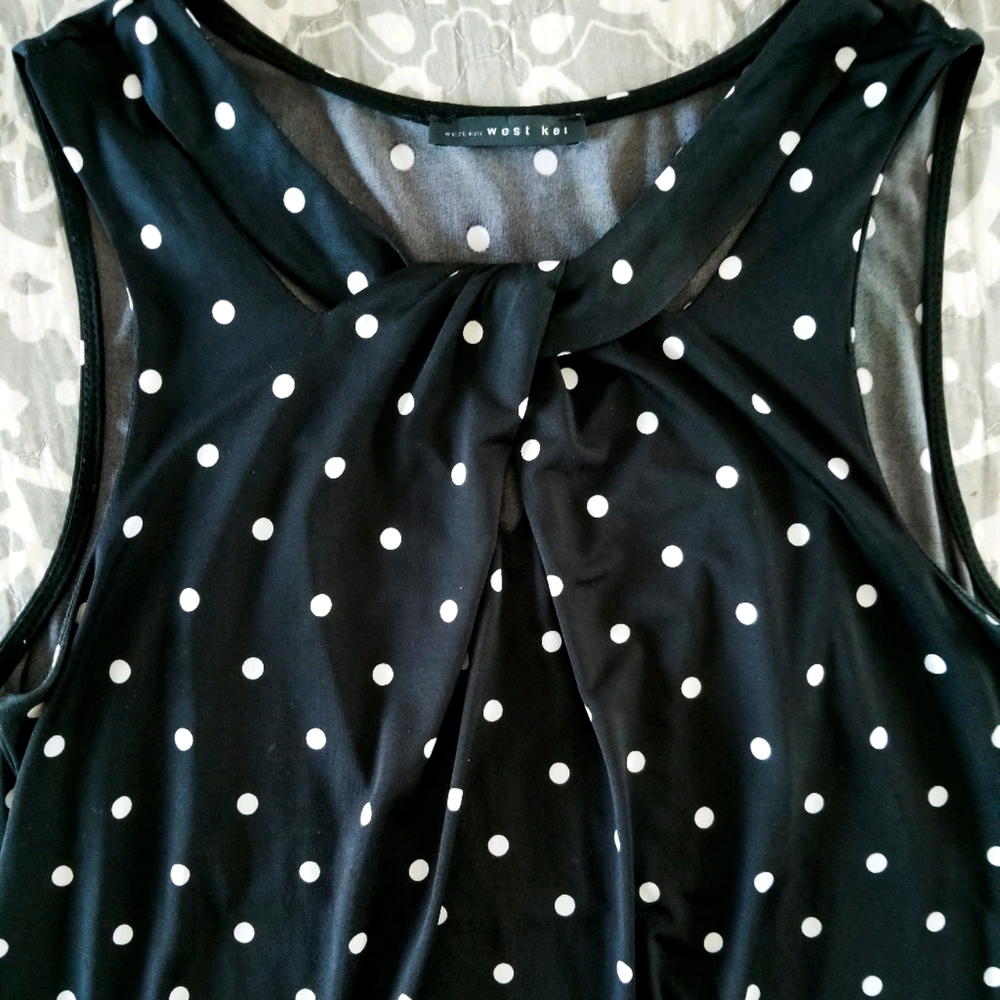 West Kei | Polka Dot Tank Top - Picture 3 of 3